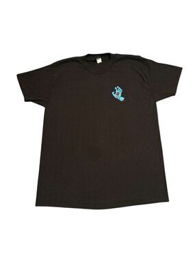 Santa Cruz Skateboards Men's Screaming Hand Tee shirt Sz Xl Black Check Desc